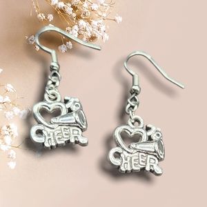 Handmade Cheer Earrings, Cheerleader Earrings, Gifts For Cheerleader